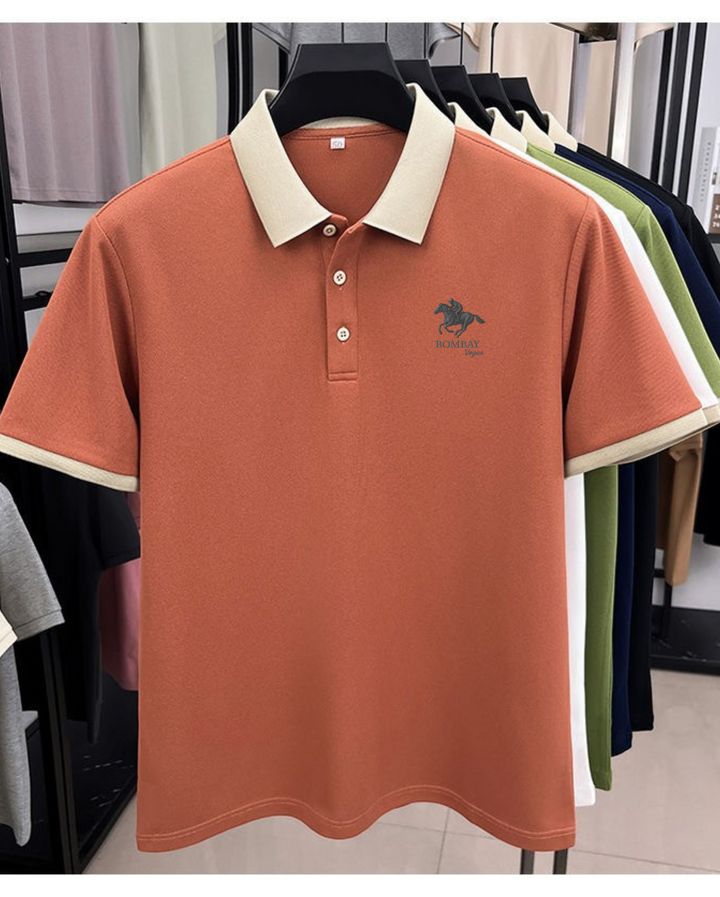Bombay Vogue Classic Embroidered Polo T-shirt