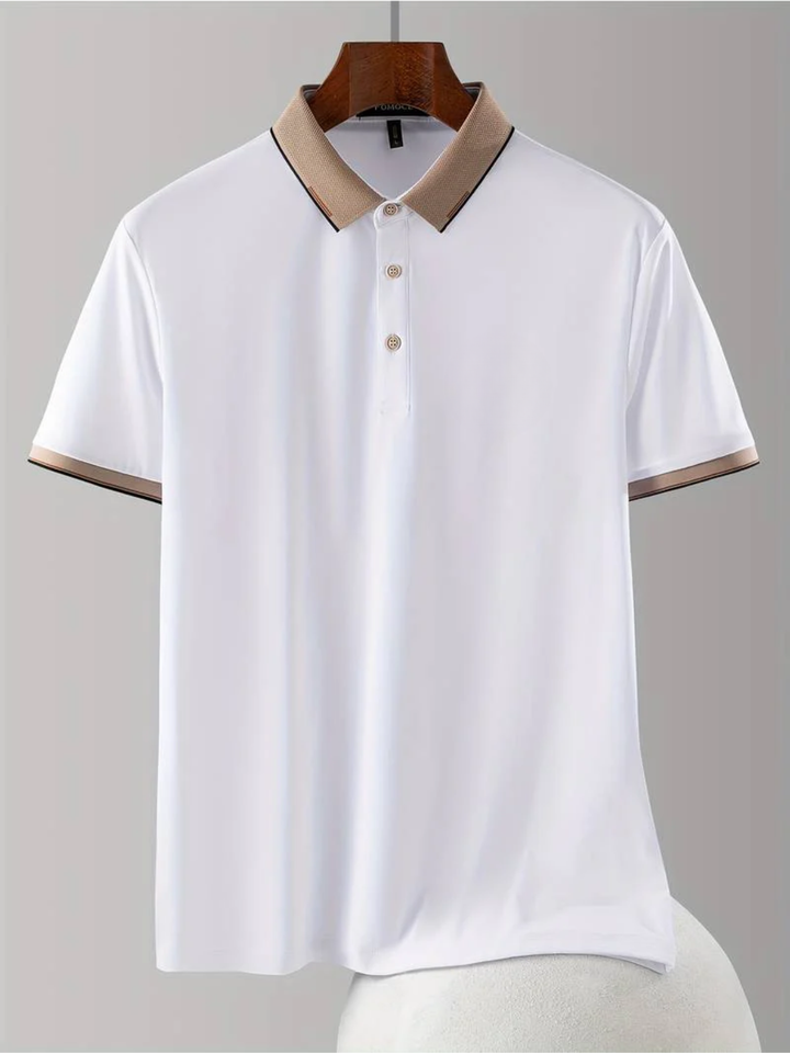 High Quality Puff Printing Men's Polo T Shirt