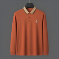 Orange Beige-Collar Premium Polo
