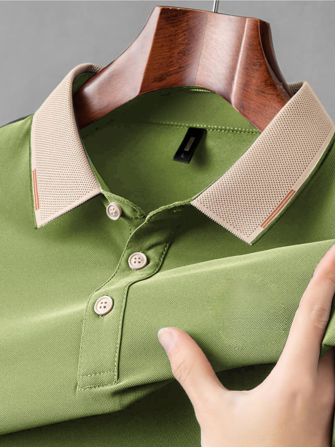 High Quality Puff Printing Men's Polo T Shirt