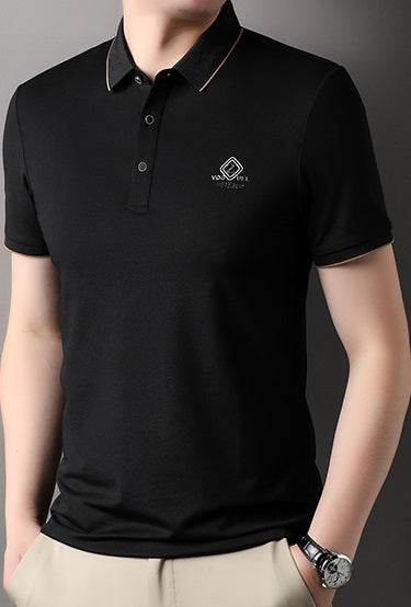 Men's fashionable Embroidred casual polo T shirt