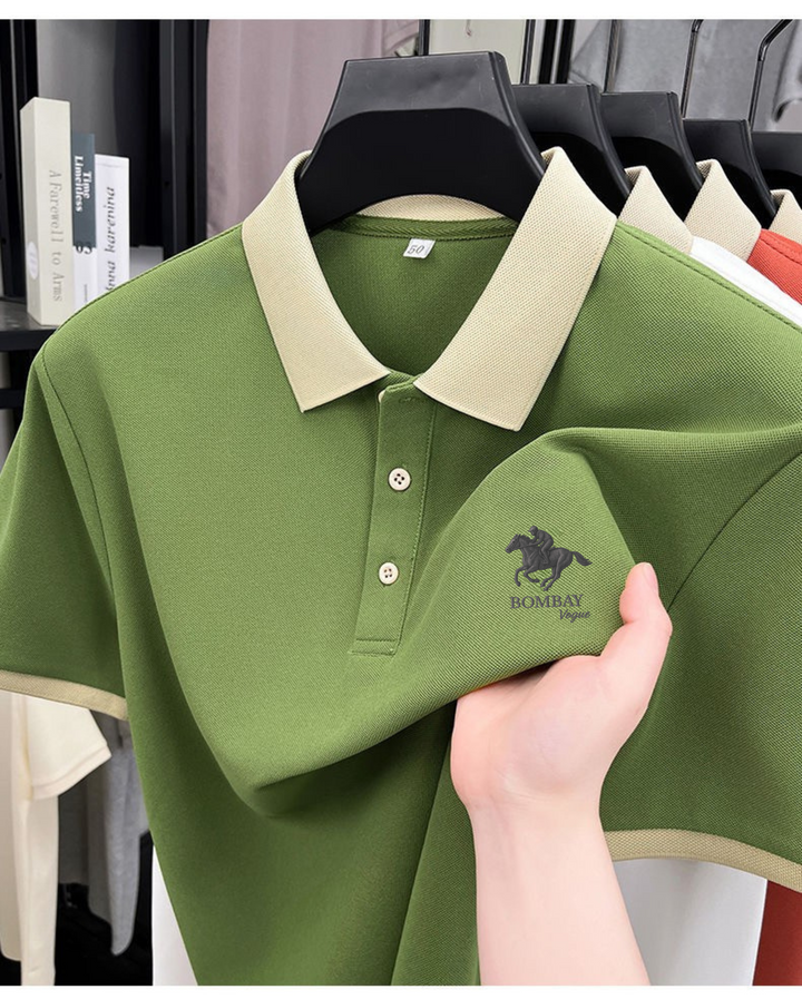 Bombay Vogue Classic Embroidered Polo T-shirt