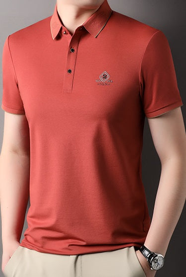 Men's fashionable Embroidred casual polo T shirt