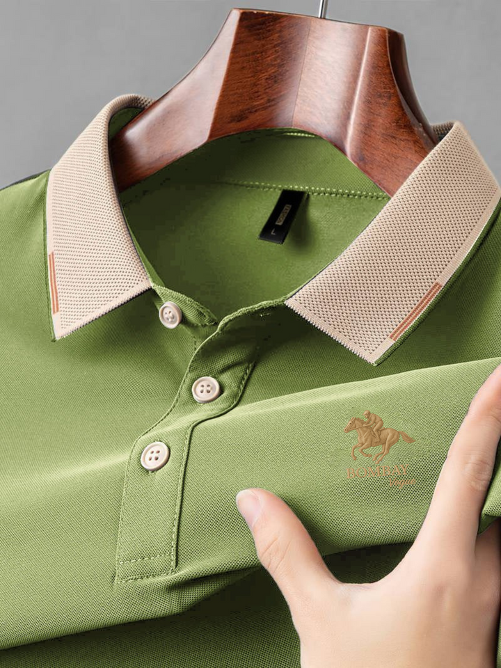 High Quality Puff Printing Men's Polo T Shirt