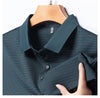 Striped short-sleeved high-quality casual Korean Polo T Shirt for men