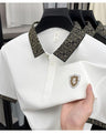 High end embroidered short sleeve POLO T-shirt for men's
