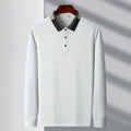 Imported Polo T-Shirt with Dual-Stripe Collar Detailing