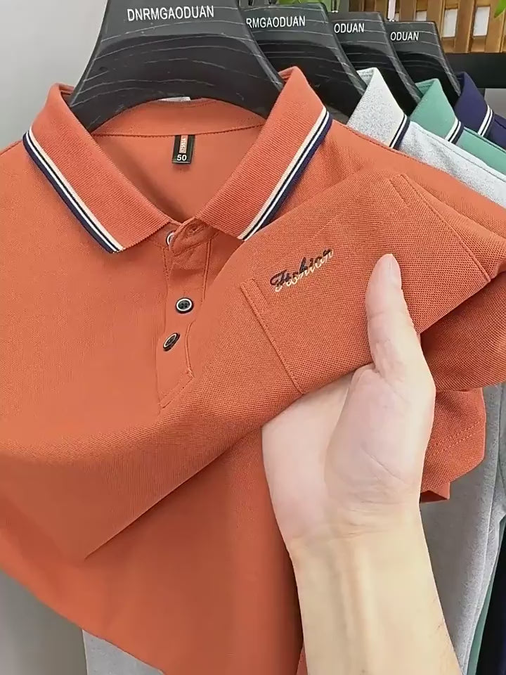 Premium Imported Polo T-Shirt with Chest Pocket & Embroidery